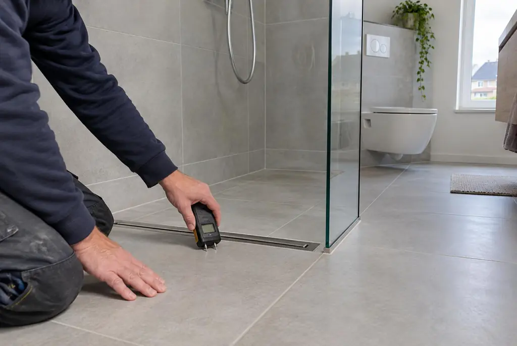 Lekdetectie Raalte – badkamer in een nieuwbouwwoning