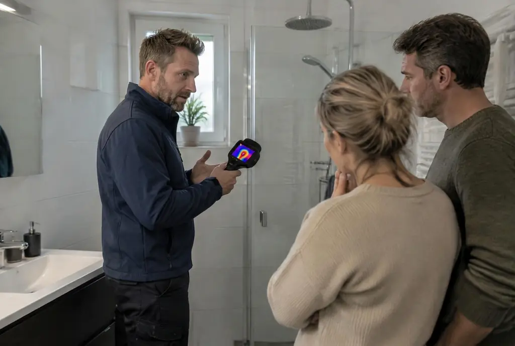 Lekdetectie Raalte – specialist legt bevindingen uit aan bewoner